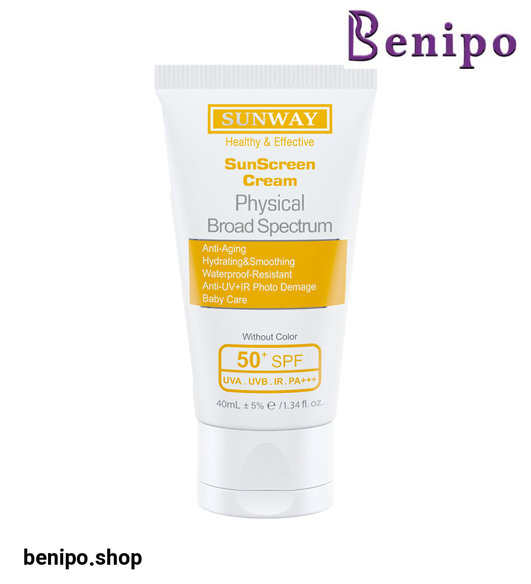 کرم ضد آفتاب بدون رنگ حجم 40 میلی لیتر