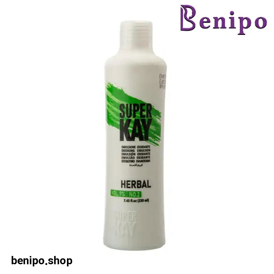 کرم اکسیدان گیاهی 9% حجم 220 میلی لیتر