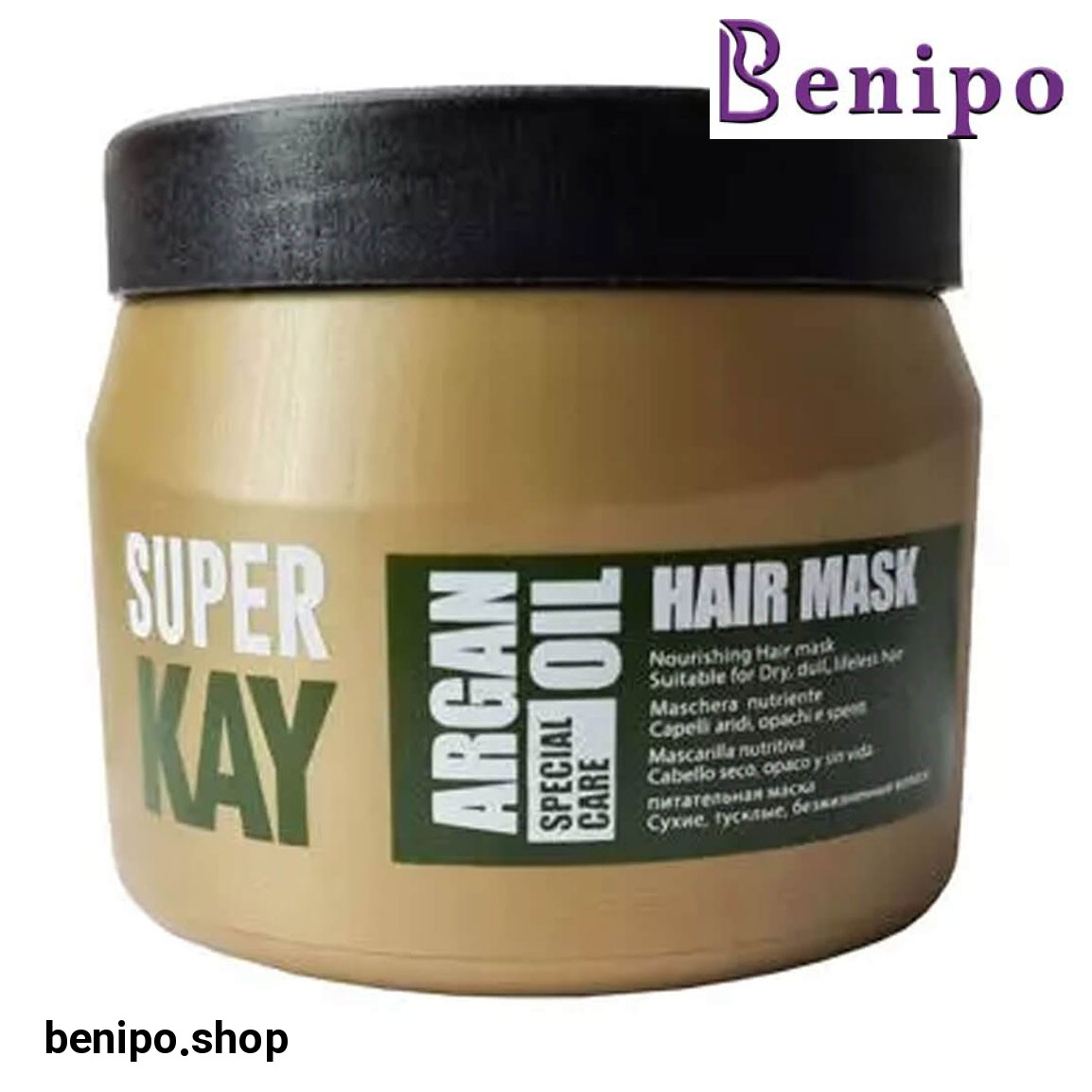 ماسک مو فاقد سولفات حاوی آرگان حجم 500 میلی لیتر