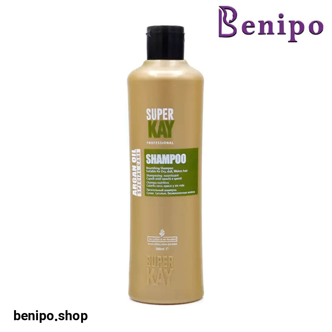 شامپو فاقد سولفات حاوی آرگان حجم 300 میلی لیتر