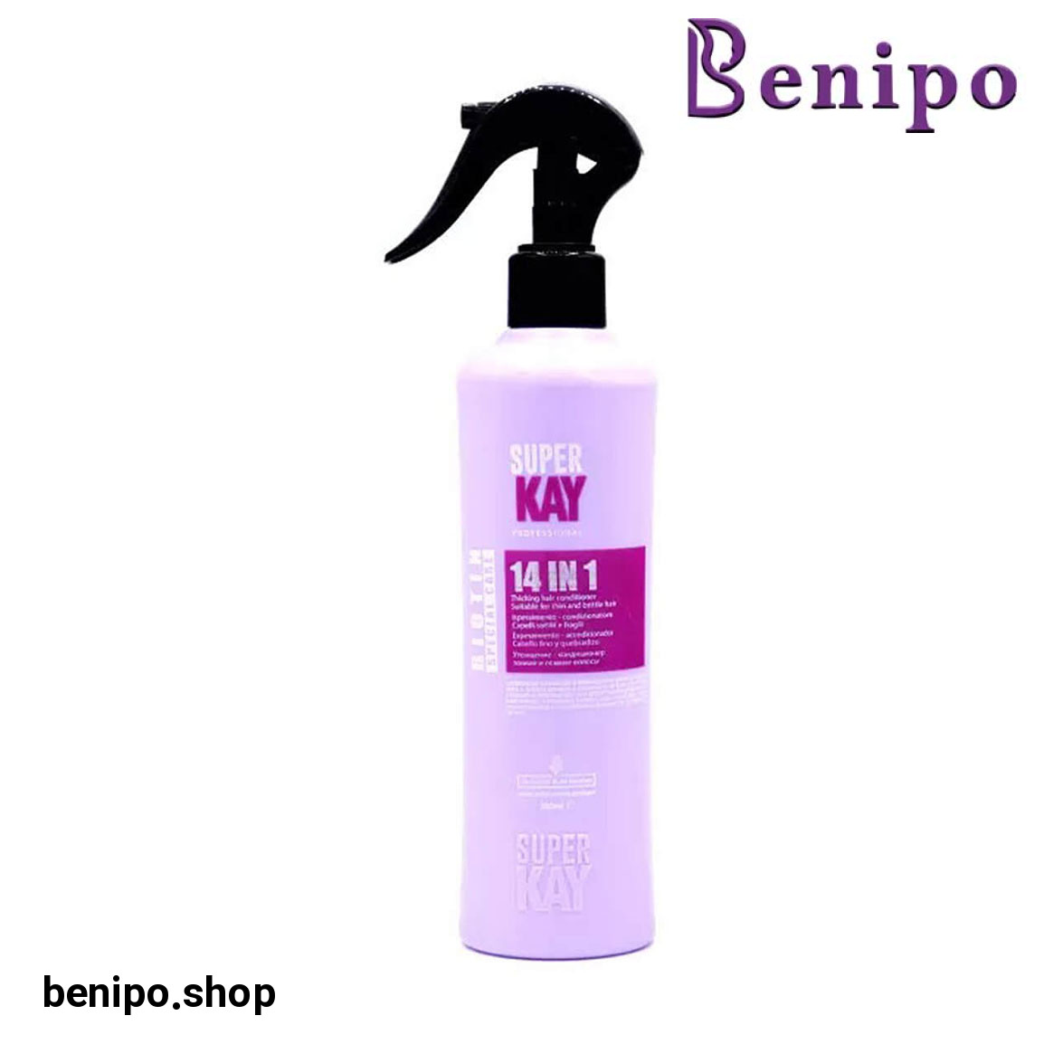 اسپری مو 14 کاره حاوی بیوتین حجم 300 میلی لیتر