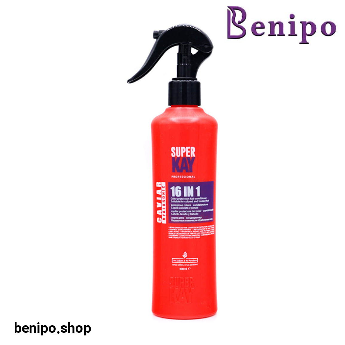 اسپری مو 16 کاره حاوی خاویار حجم 300 میلی لیتر