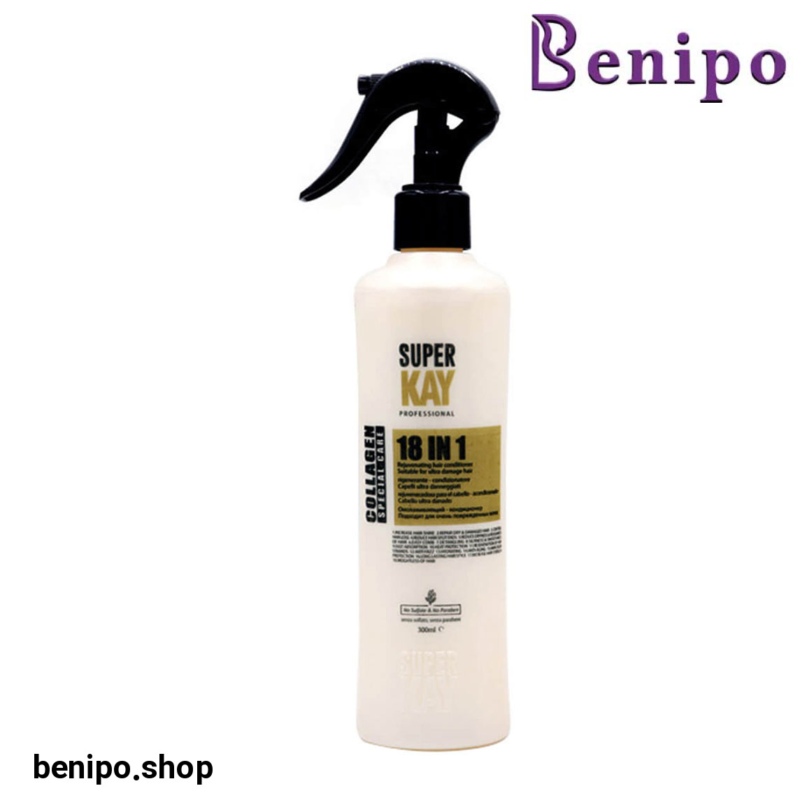 اسپری مو 18 کاره حاوی کلاژن حجم 300 میلی لیتر