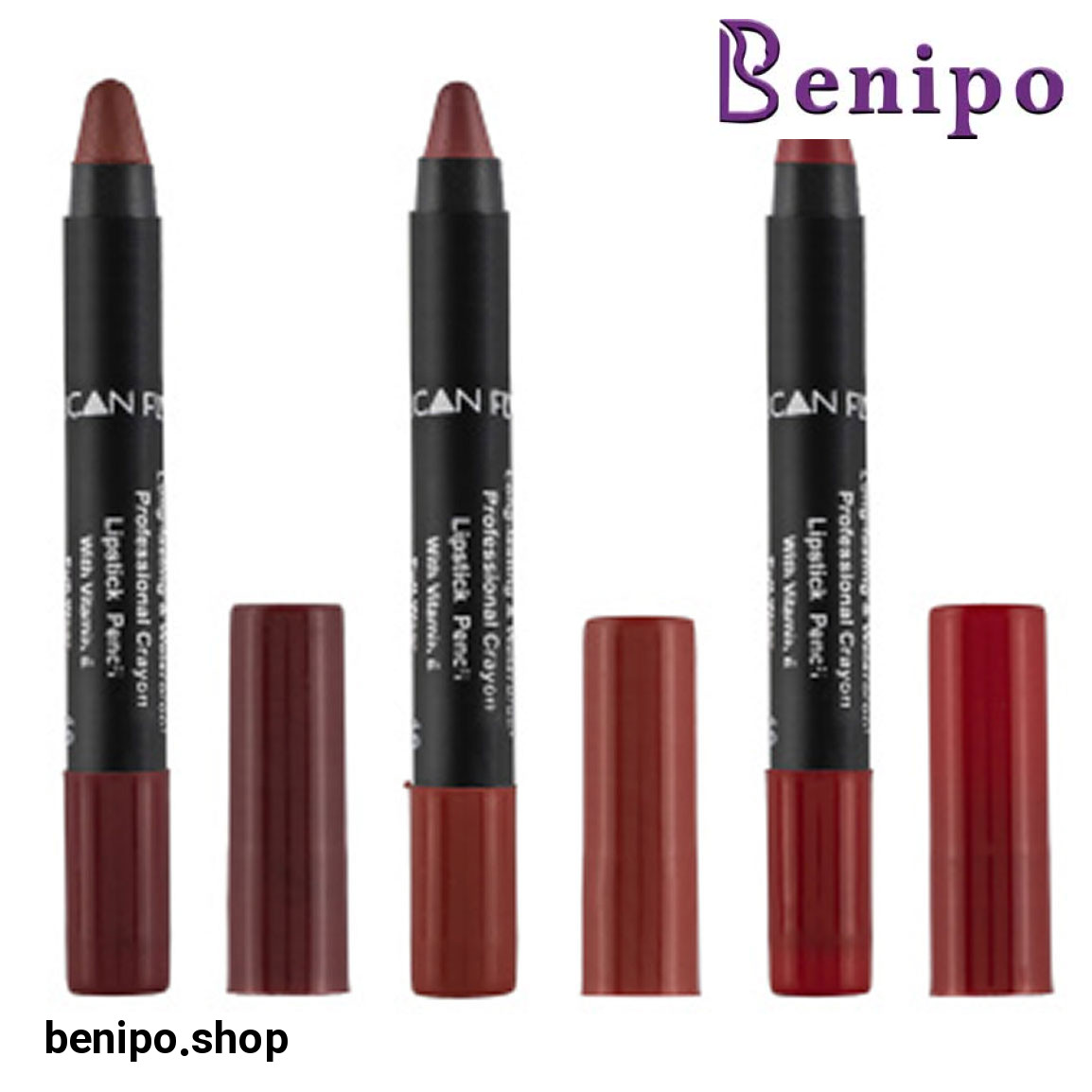 پک 3 عددی رژلب مدادی شماره 10 و 31 و 25