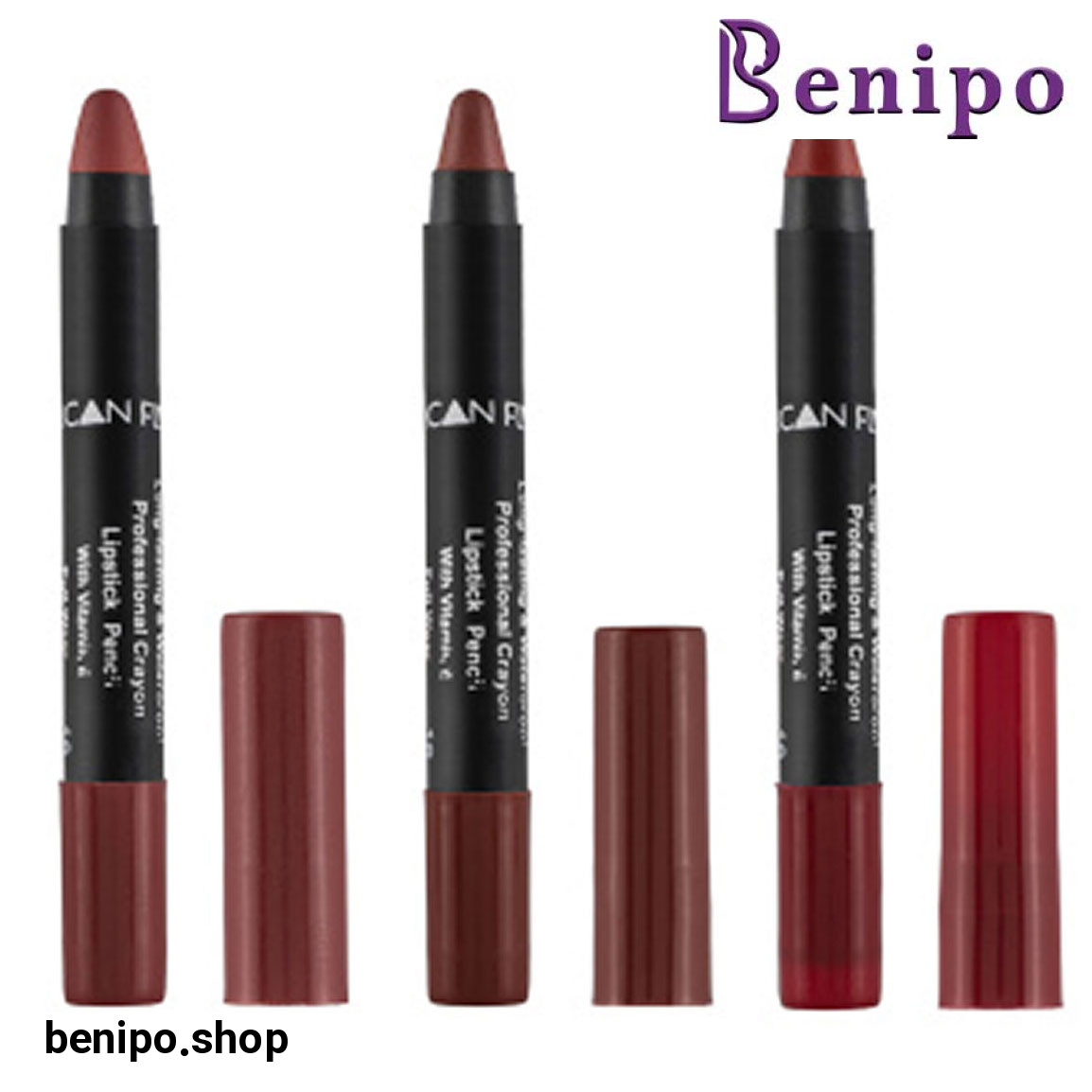 پک 3 عددی رژلب مدادی شماره 15 و 29 و 32