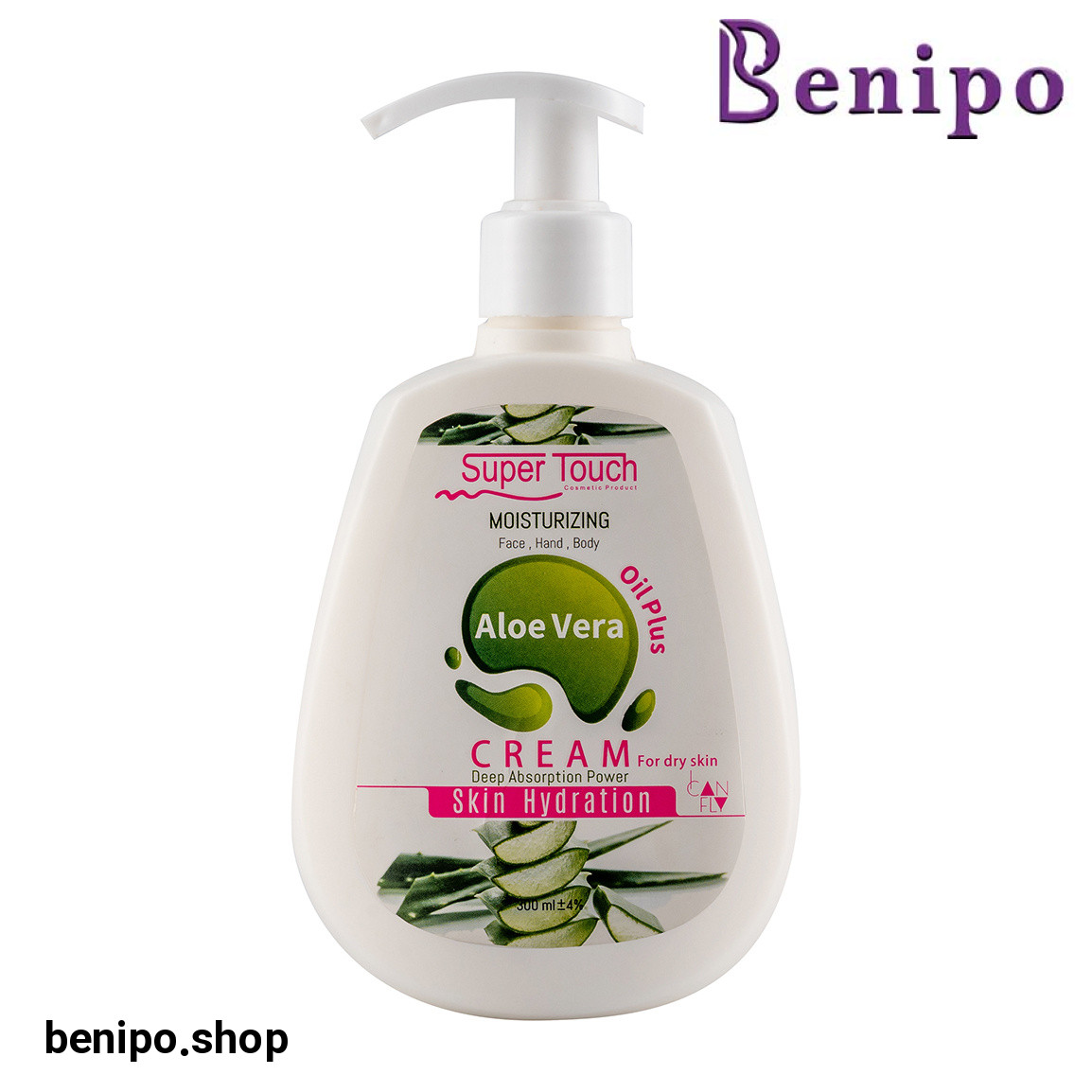 کرم مرطوب کننده حاوی آلوئه ورا  مناسب پوست خشک حجم 300 میلی لیتر