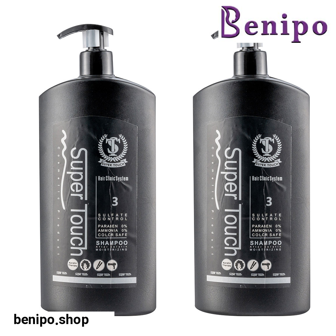 پک 2 عددی شامپو کراتینه مدل Moisturizing حجم 850 میلی لیتر