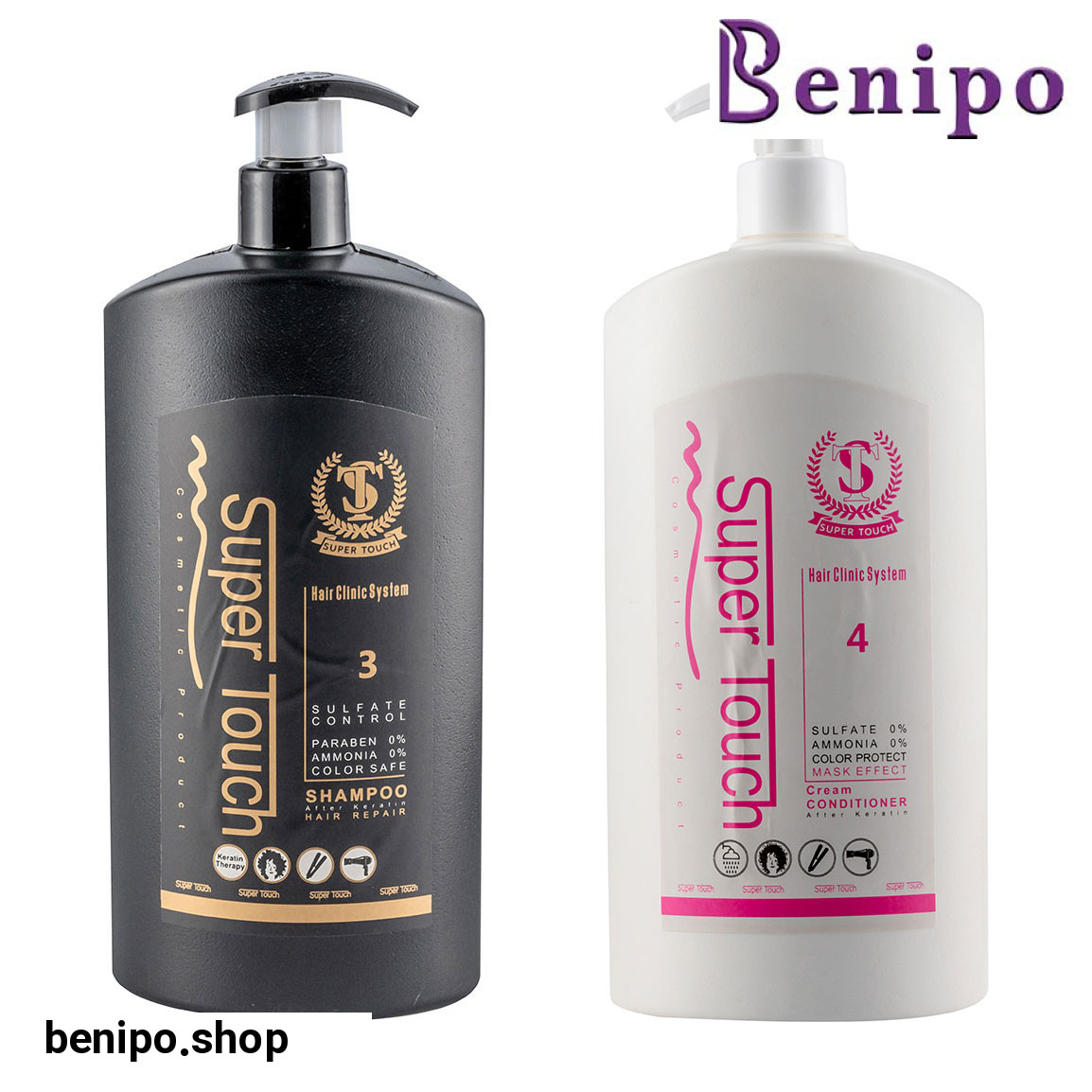 پک شامپو کراتینه مدل Repair مناسب مو خشک و آسیب دیده و ماسک مو ترمیم کننده مناسب مو کراتین شده