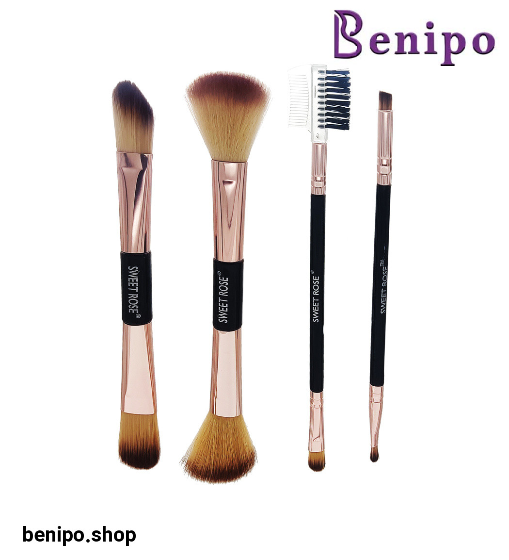 ست براش حرفه ای  دو طرفه 4 تکه