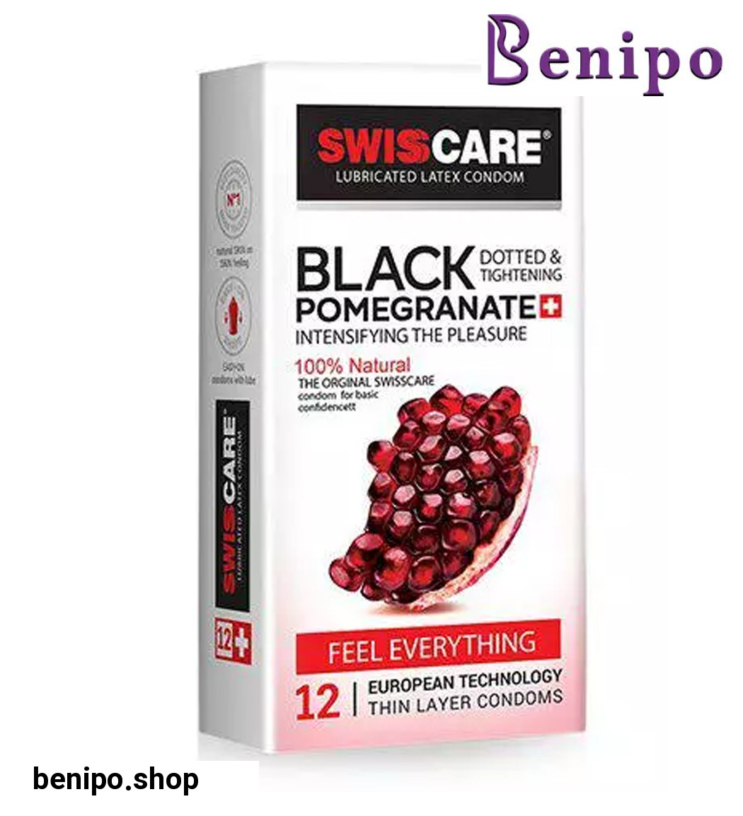 کاندوم انار سیاه 12عددی