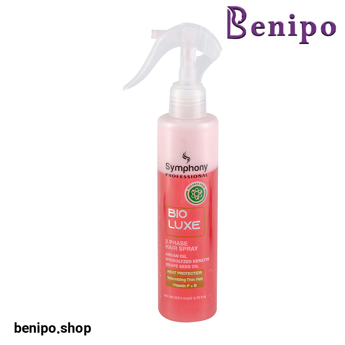 اسپری مو دو فاز بایولوکس حجم 200 میلی لیتر