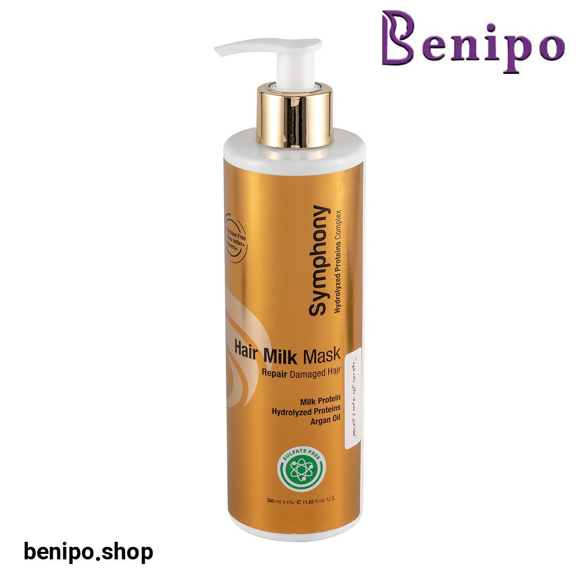 ماسک مو شیر پروتئین حجم 350 میلی لیتر