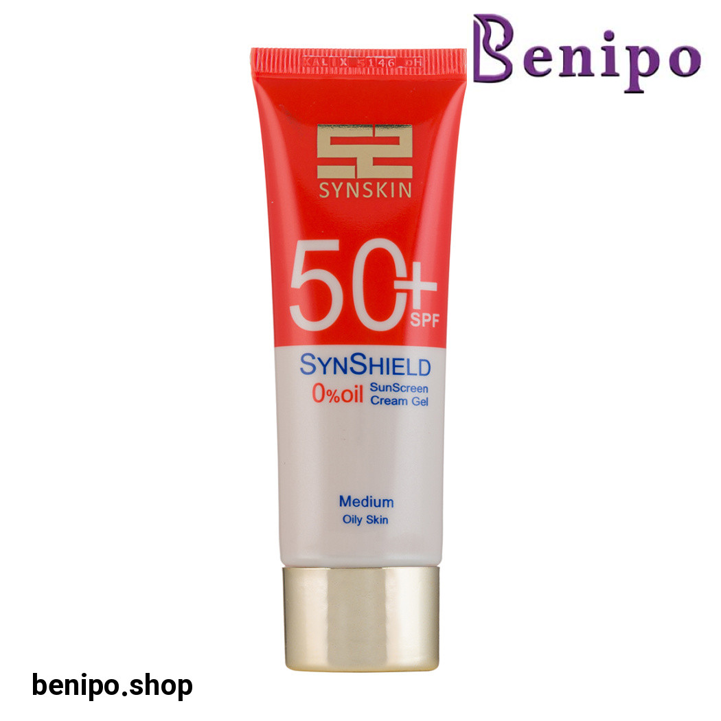 کرم ژل ضد آفتاب رنگی فاقد چربی ساین شیلد اس پی اف 50