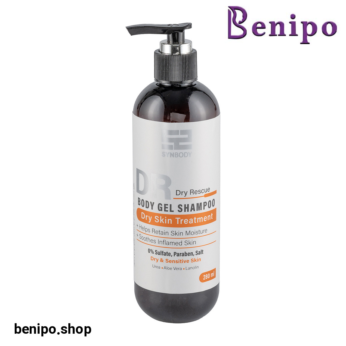 شامپو بدن مناسب پوست های خشک DR حجم 280 میل