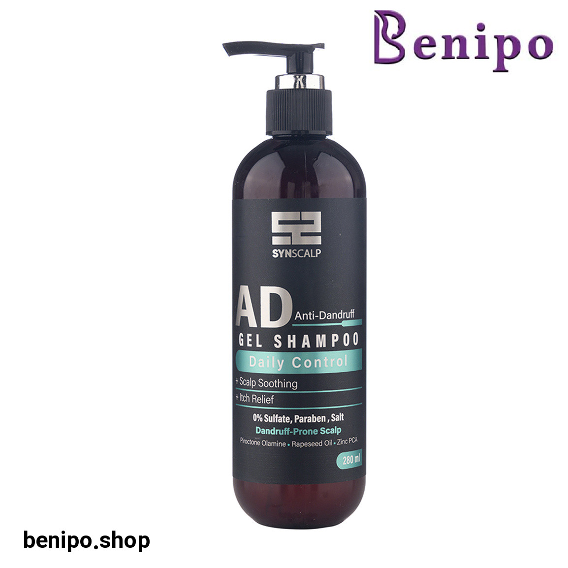 ژل شامپو ضد شوره فری سولفات حجم 280 میلی لیتر