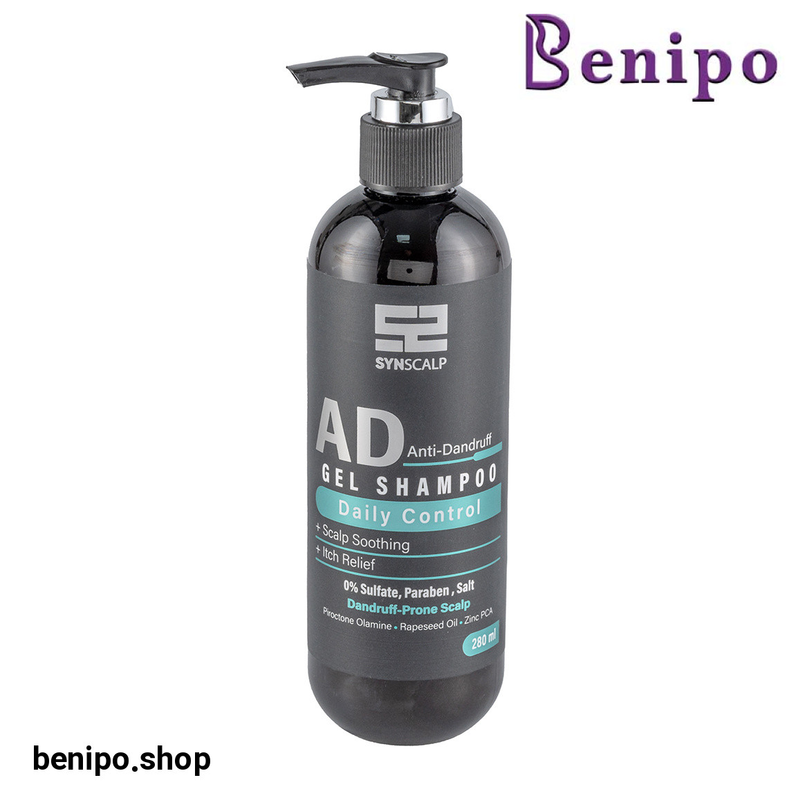 ژل شامپو روزانه ضد شوره فری سولفات حجم 280 میلی لیتر