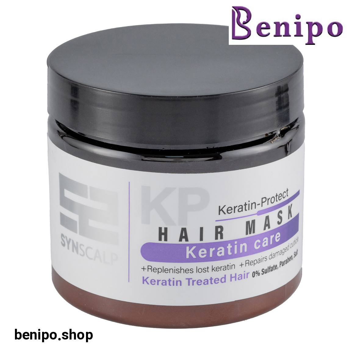 ماسک مناسب مو کراتین شده حجم 380 میلی لیتر