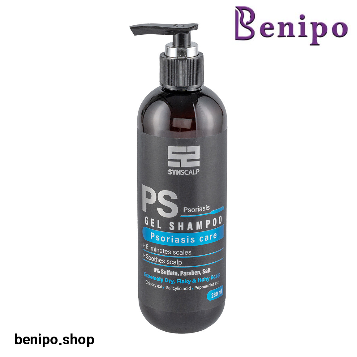 ژل شامپو مراقبت از پسوزیاریس فری سولفات حجم 280 میلی لیتر