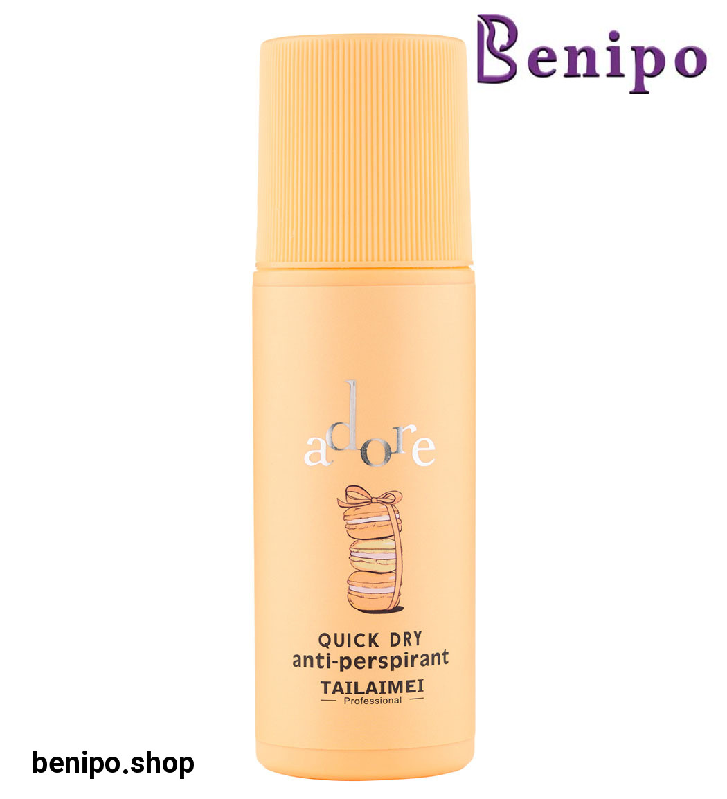 مام رول ضد تعریق طرح ماکارون مدل Adore حجم 75میل