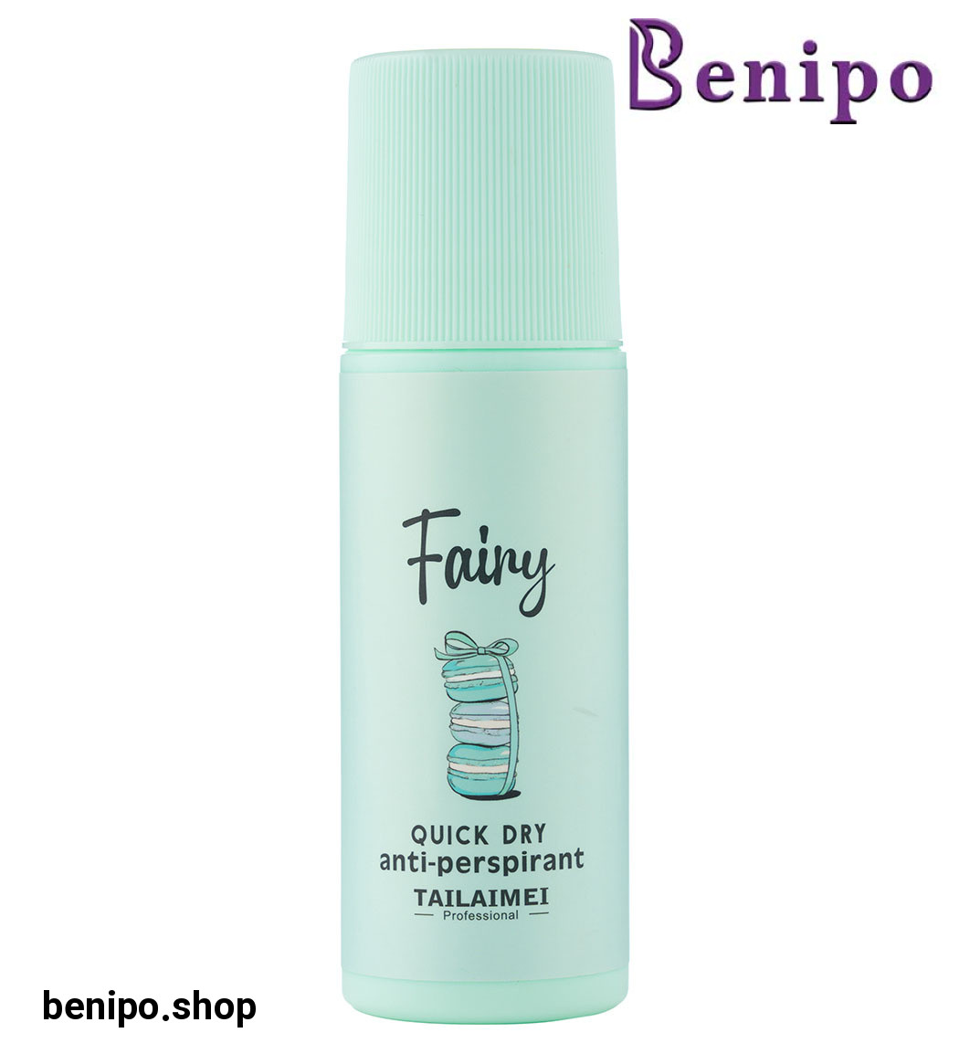 مام رول ضد تعریق طرح ماکارون مدل Fairy حجم 75میل