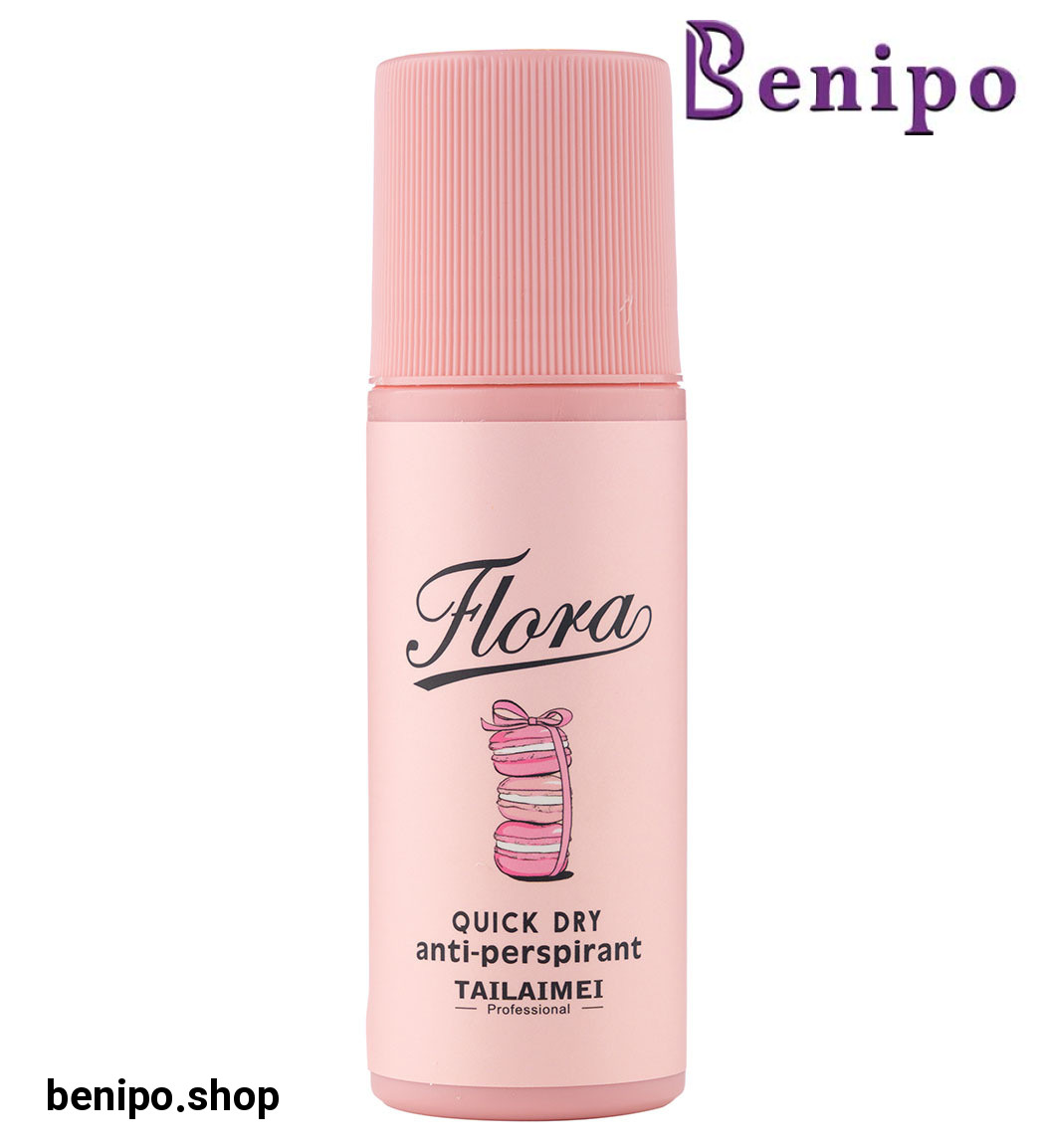 مام رول ضد تعریق طرح ماکارون مدل Flora حجم 75میل