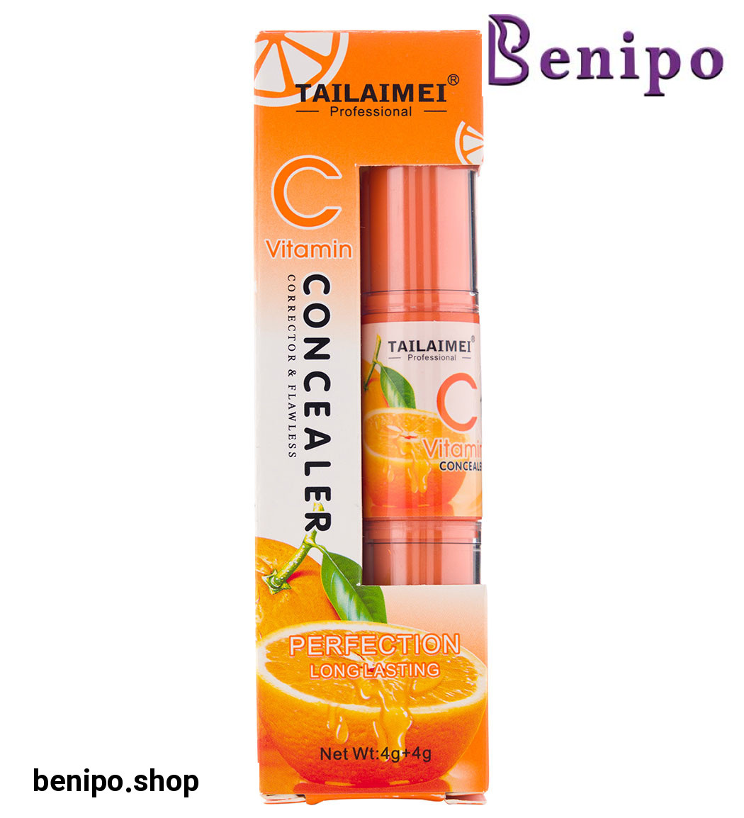 کانتور و کانسیلر 2 طرفه مدل Vitamin C حجم 4میل