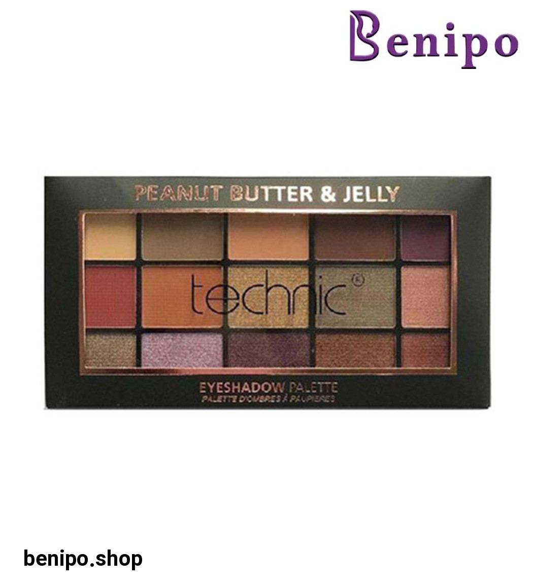 پالت سایه چشم 15 رنگ مدل Peanut Butter And Jelly