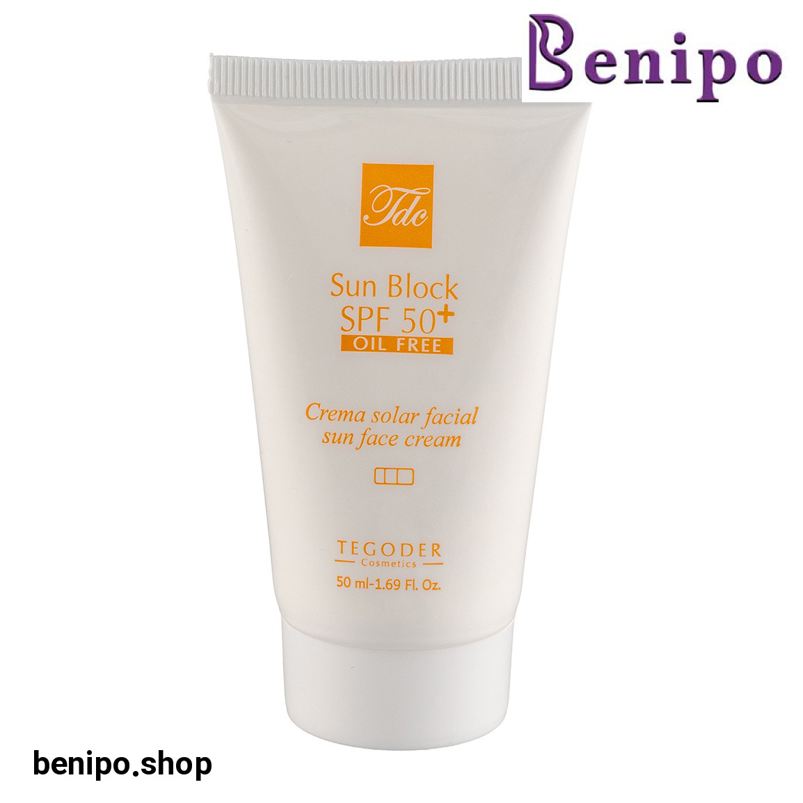 ضد آفتاب بی رنگ با SPF 50 مناسب پوست چرب حجم 50 میلی لیتر