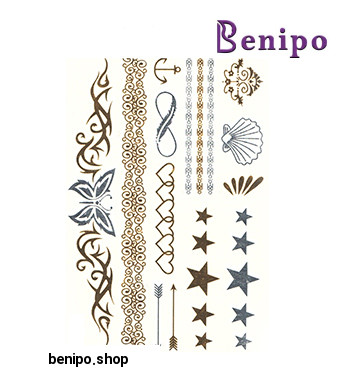 تاتوی موقت طرح قلب