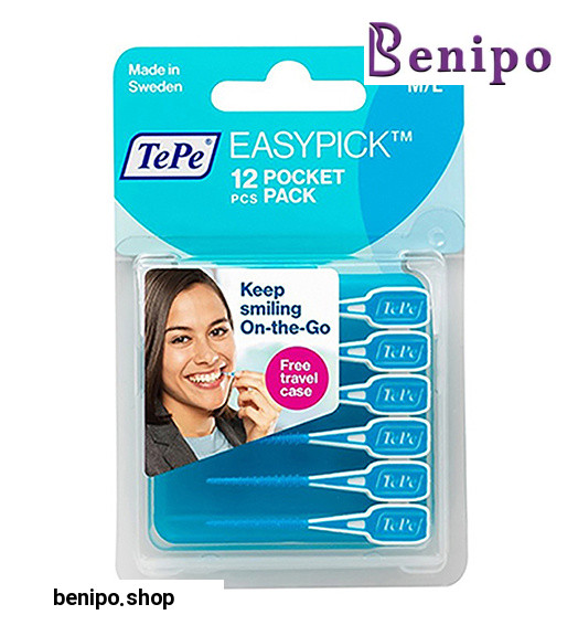 مسواک بین دندانی مدل EasyPick سایز M/L بسته 12 عددی