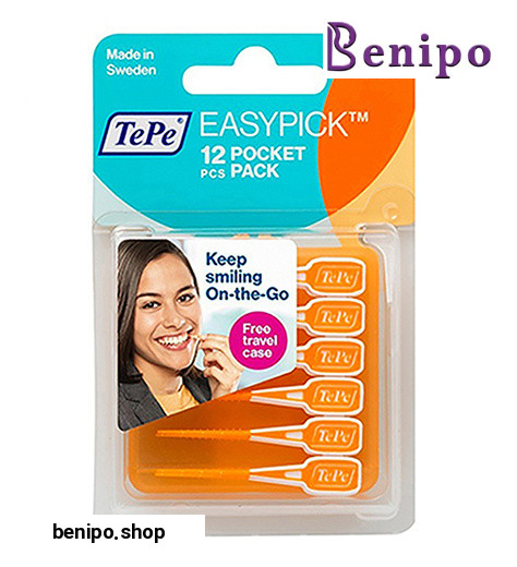 مسواک بین دندانی مدل EasyPick سایز XS/S بسته 12 عددی