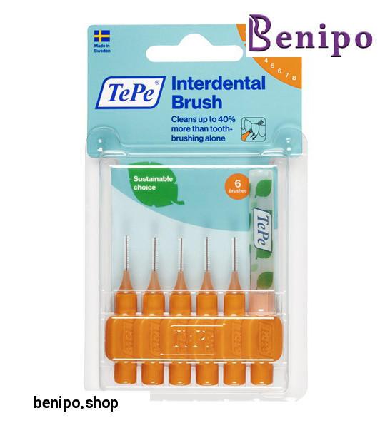 مسواک بین دندانی مدل Original با برس نرم سایز 1 بسته 6 عددی