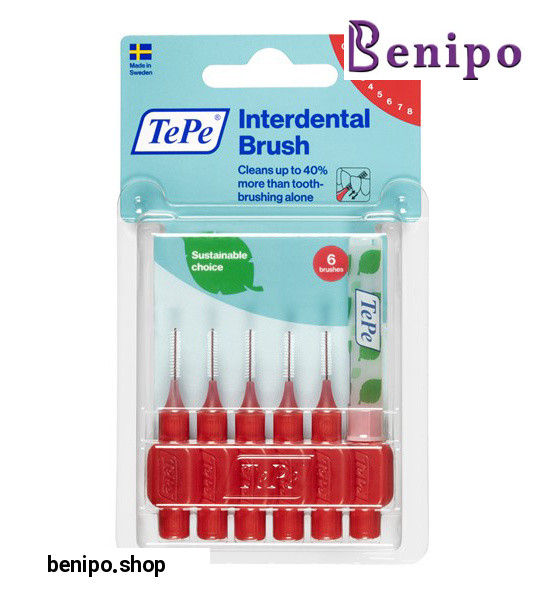 مسواک بین دندانی مدل Original با برس نرم سایز 2 بسته 6 عددی