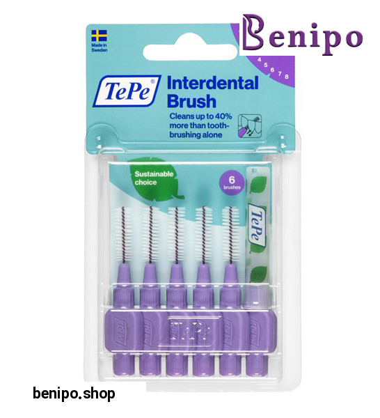 مسواک بین دندانی مدل Original با برس نرم سایز 6 بسته 6 عددی