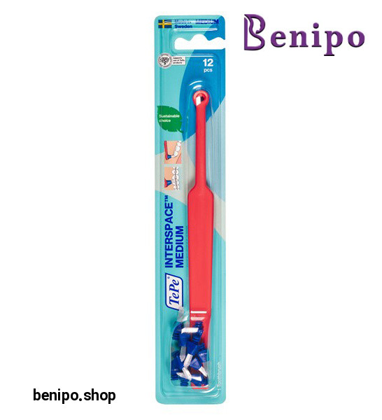 مسواک مدل Interspace با برس متوسط با 12 سری