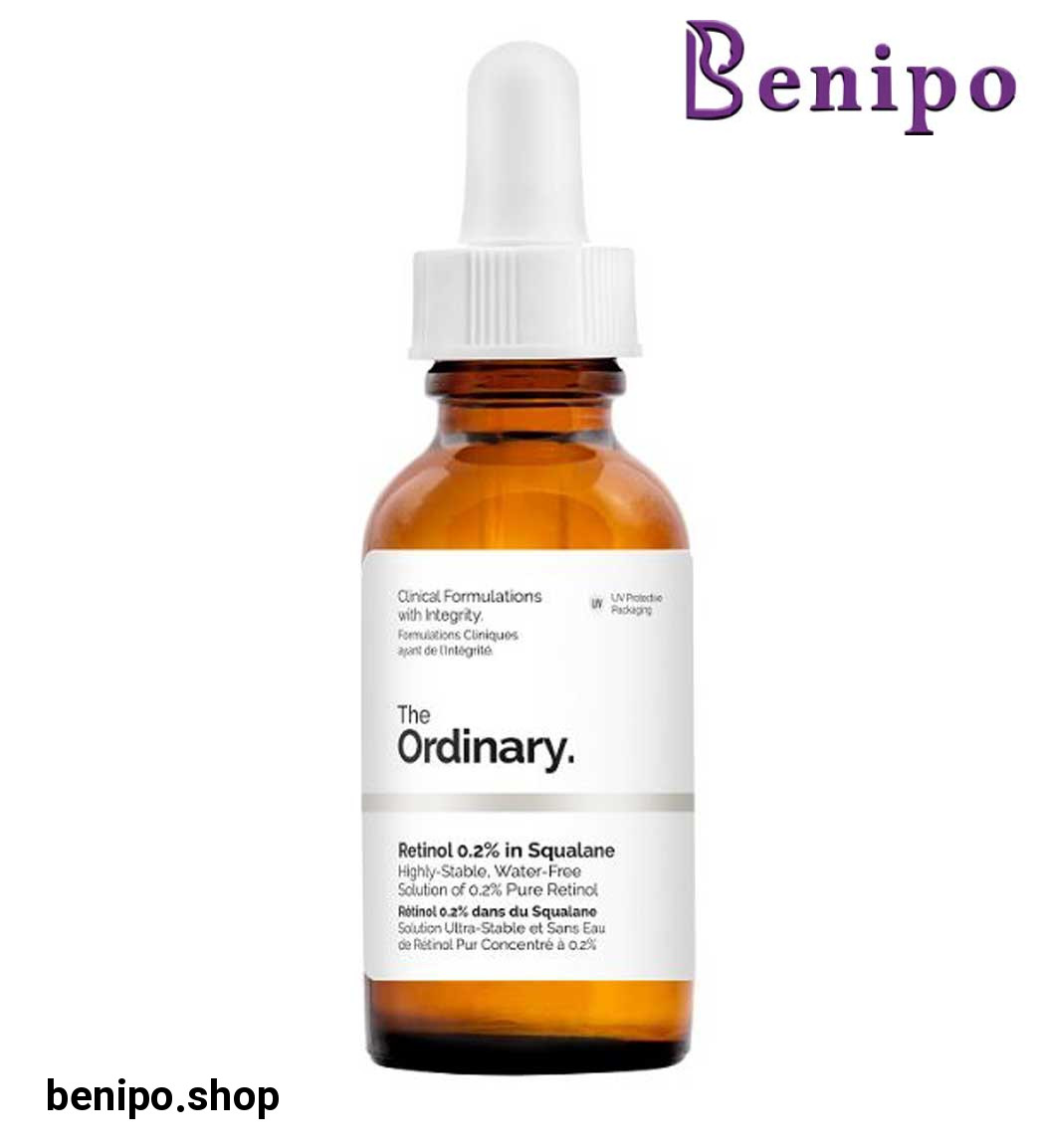 سرم ضد چروک حاوی رتینول 0.2% حجم 30 میل