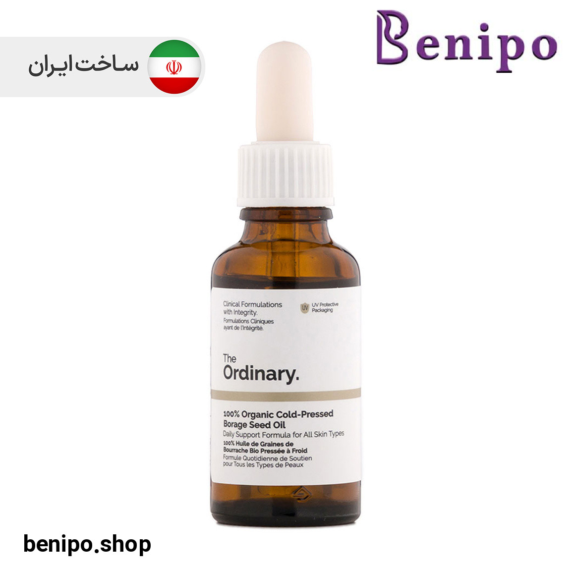 روغن گل گاو زبان حجم 30 میل