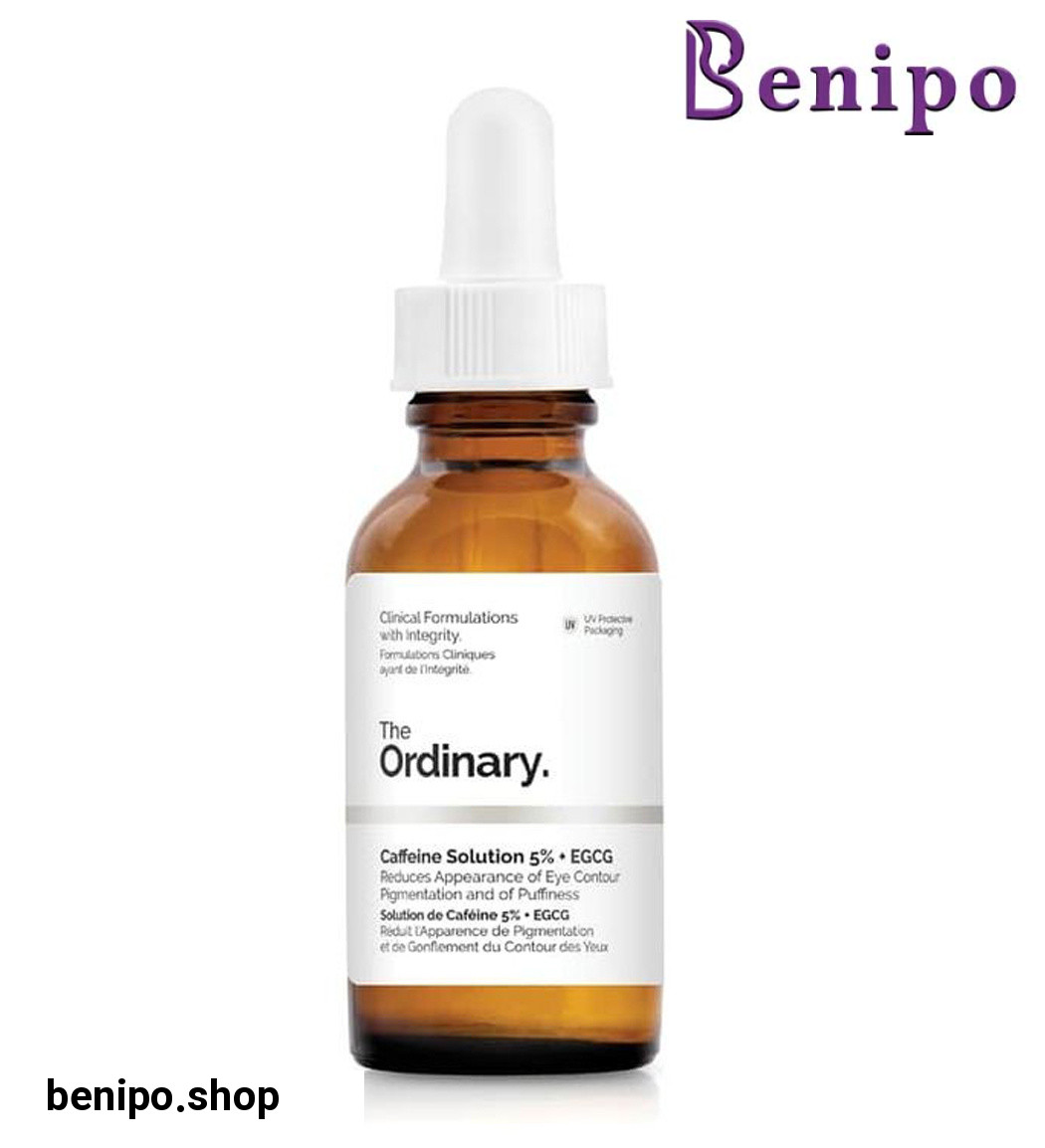 سرم ضد پف و تیرگی دور چشم کافئین سولوشن 5% حجم 30میل