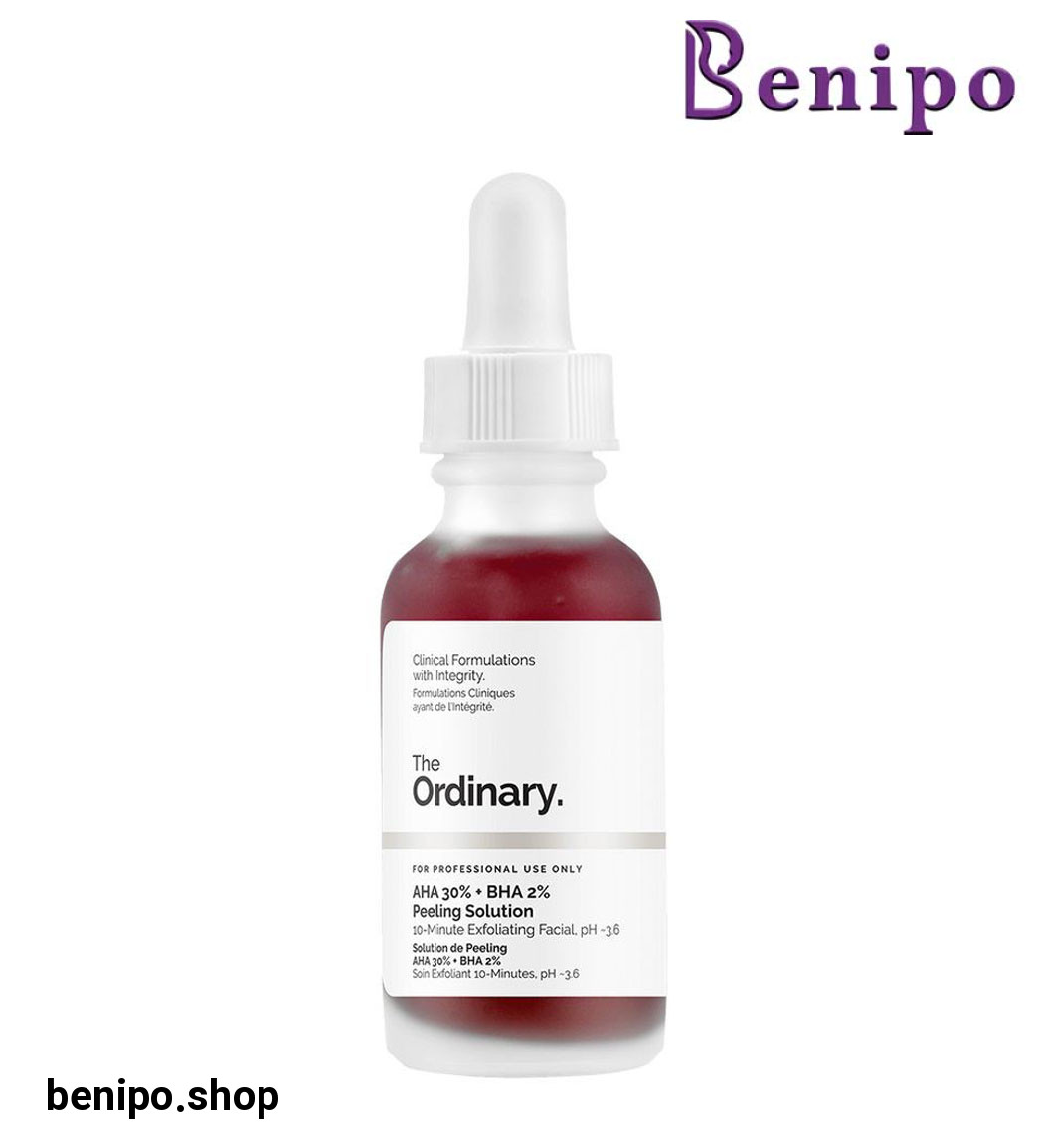 سرم پیلینگ سولوشن حاوی AHA 30% و BHA 2% حجم 30میل