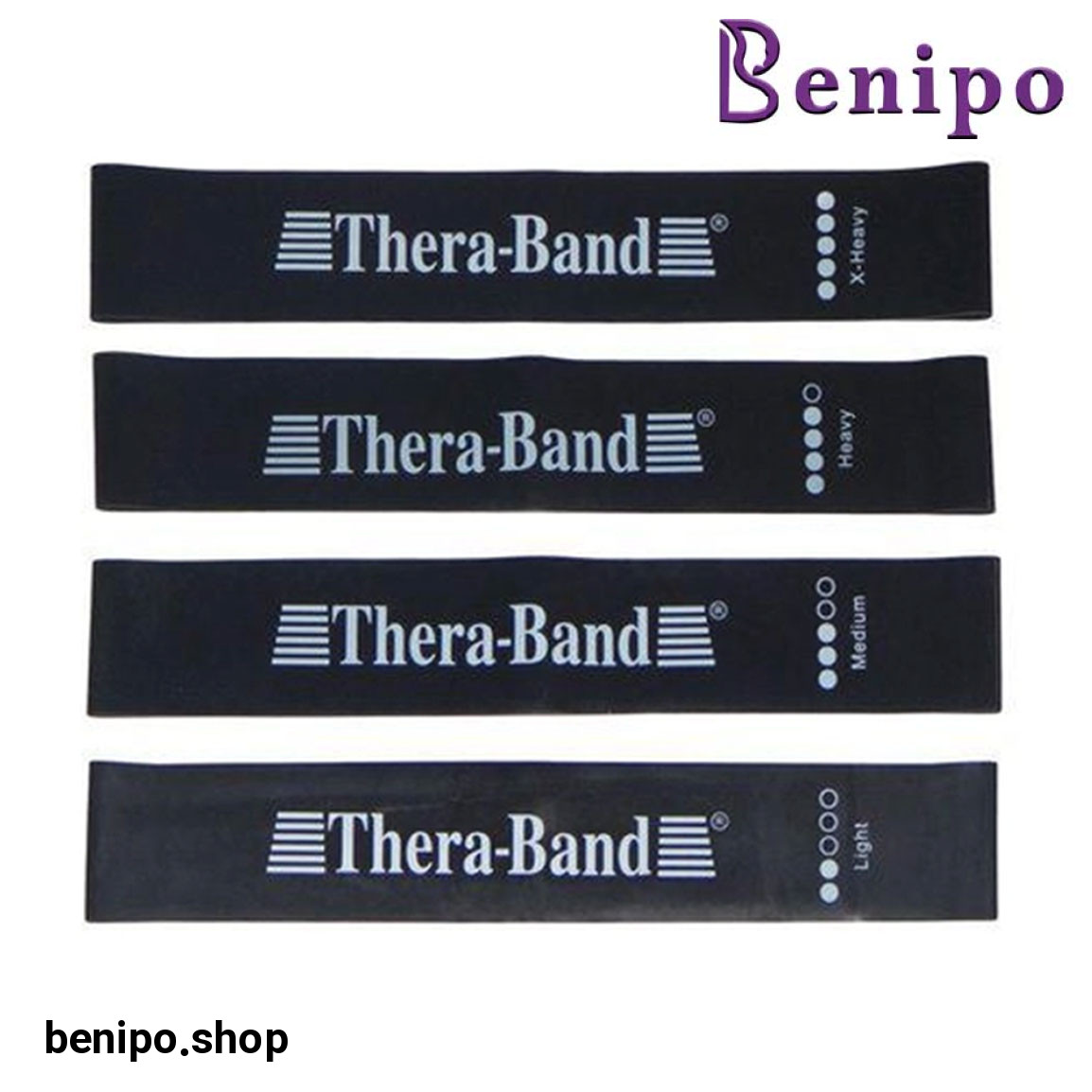 کش ورزشی مدل پاورباند بسته 4 عددی