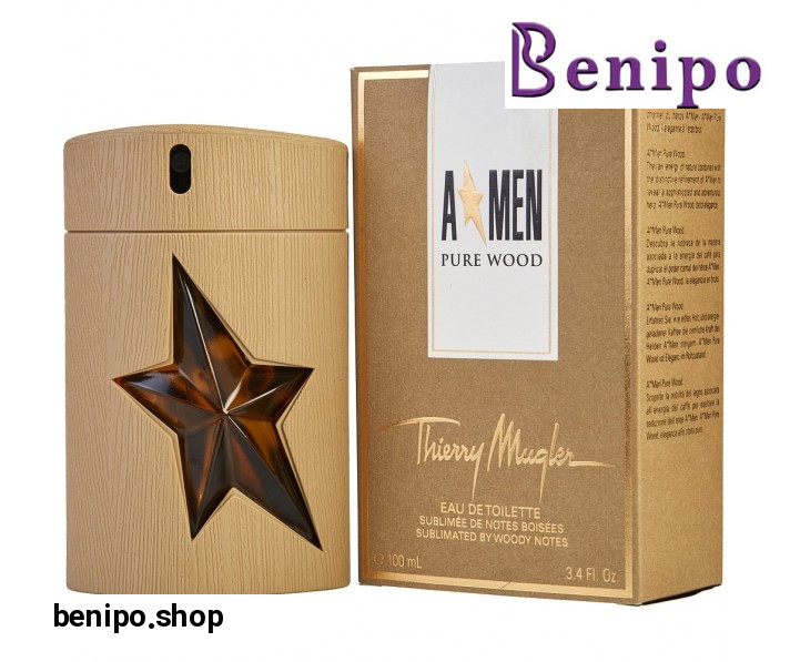 ادو تویلت مردانه مدل A Men Pure Wood حجم 100 میل