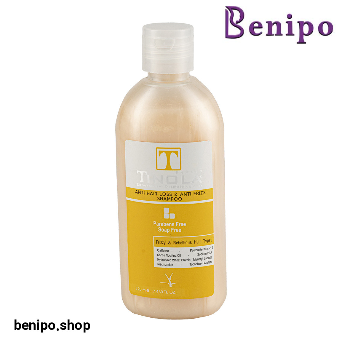 شامپو تقویت کننده مناسب مو مجعد و وزدار حجم 220 میلی لیتر