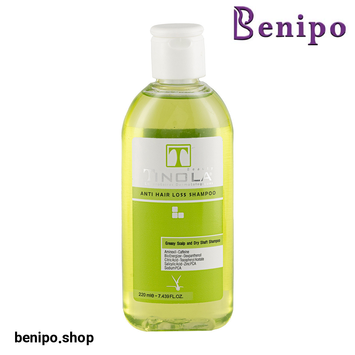 شامپو تقویت کننده مو مناسب کف سر چرب و ساقه خشک 220 میلی لیتر