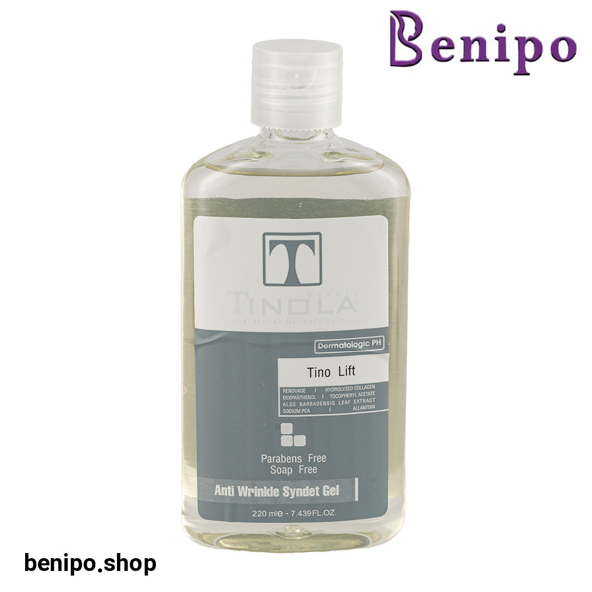 سیندنت ژل مناسب پوست دارای چروک حجم 220 میلی لیتر