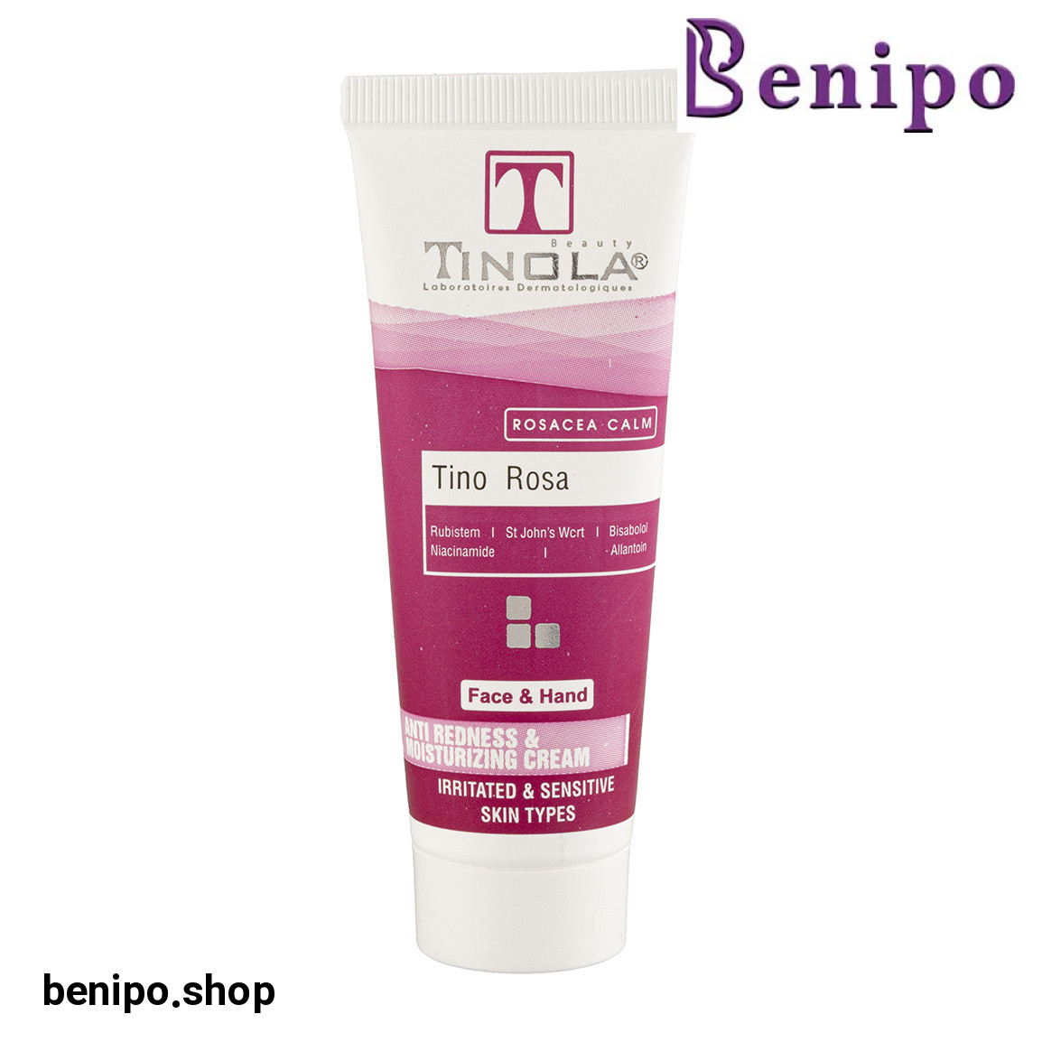 کرم مرطوب کننده مدل ضد قرمزی مناسب پوست حساس حجم 40 میلی لیتر