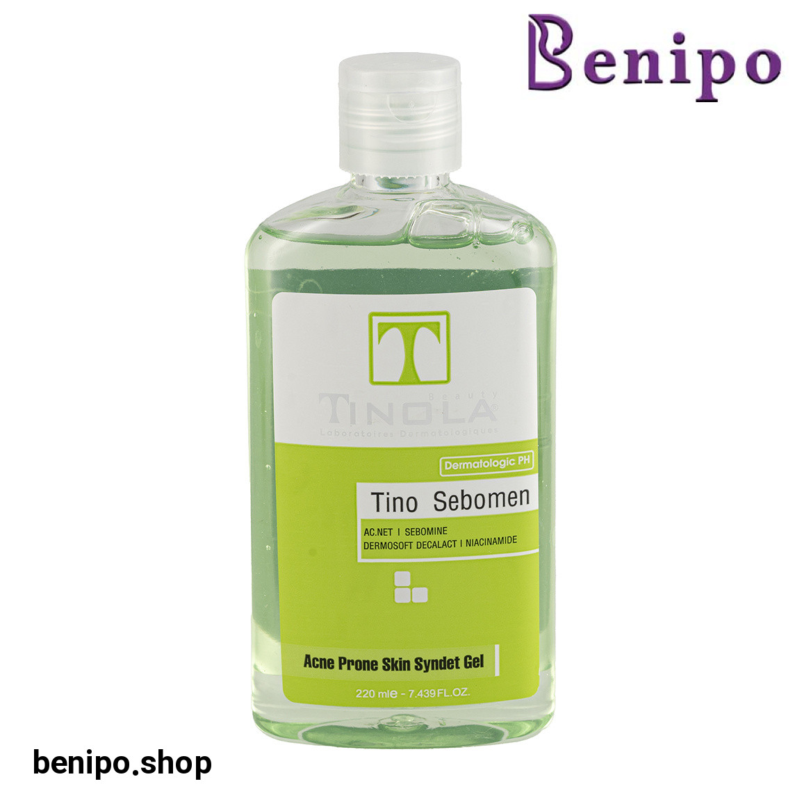 ژل شستشو غیر صابونی مناسب پوست چرب و جوش دار حجم 220 میلی لیتر