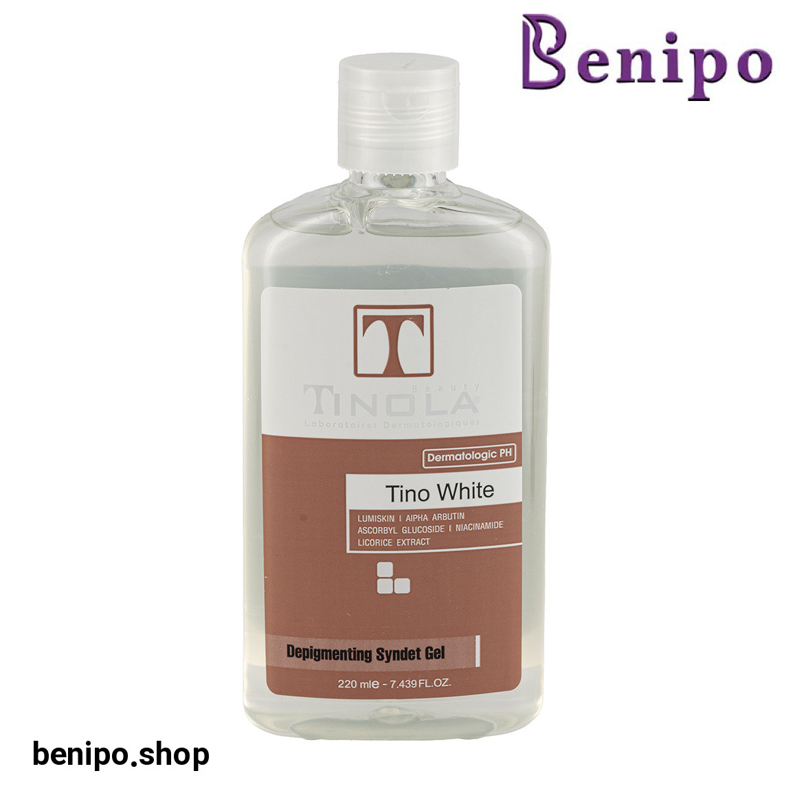 ژل شستشو غیر صابونی مناسب پوست لک دار حجم 220 میلی لیتر