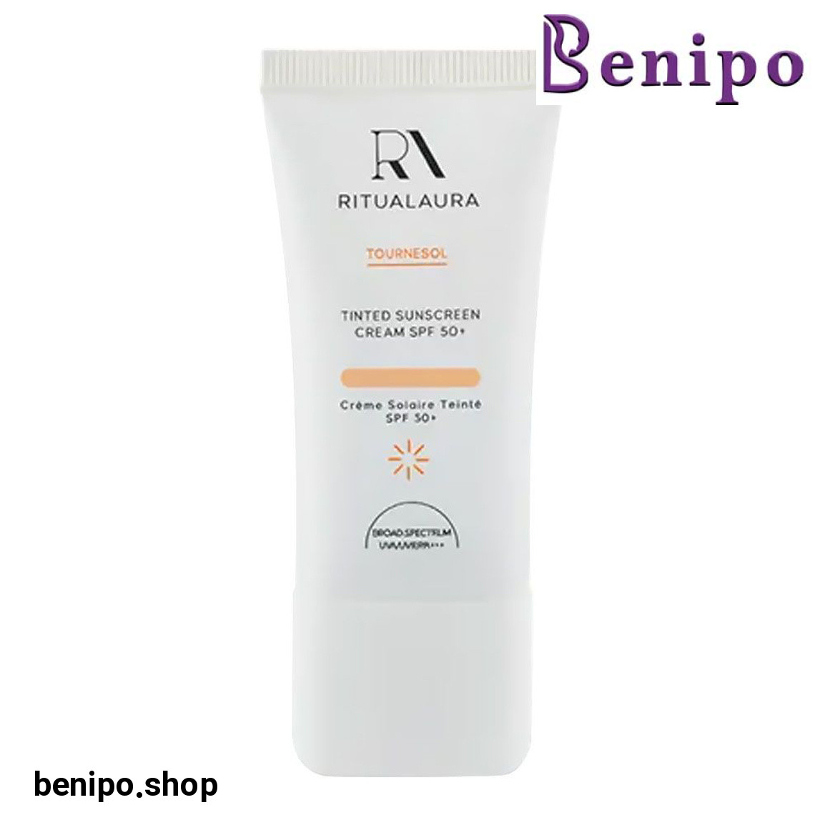 ضد آفتاب رنگی با SPF 50 حجم 50 میلی لیتر