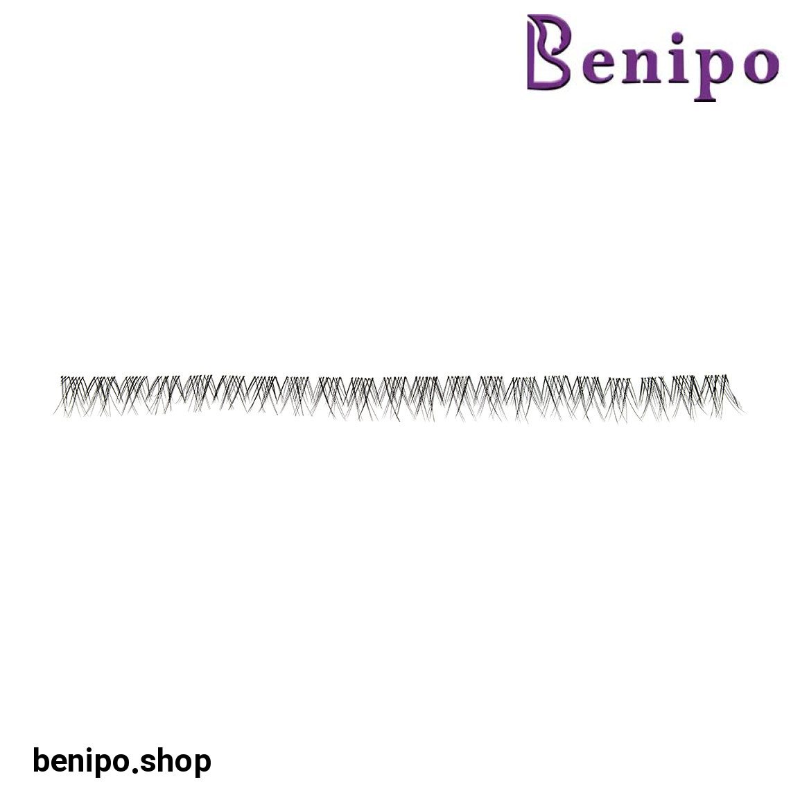 مژه مصنوعی ریسه ای مدل فیشر سایز 10