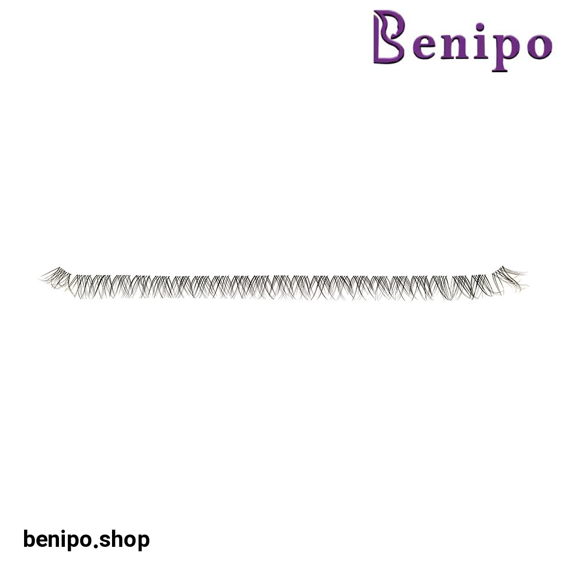 مژه مصنوعی ریسه ای مدل فیشر سایز 12